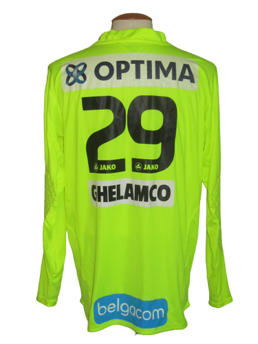 KAA Gent 2010-11 Keeper shirt MATCH ISSUE/WORN #29 Bojan Jorgačević