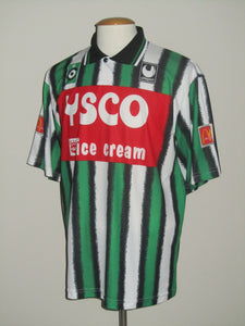 Cercle Brugge 1995-96 Home shirt MATCH ISSUE/WORN #9 Tibor Selymes
