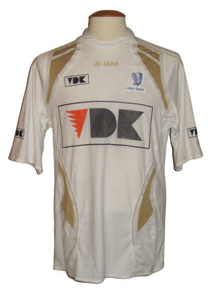 KAA Gent 2009-10 Away shirt MATCH ISSUE/WORN#27
