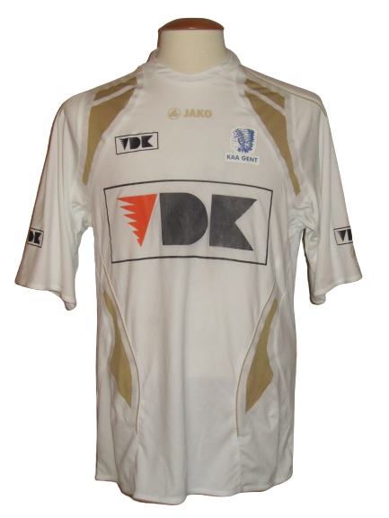 KAA Gent 2009-10 Away shirt MATCH ISSUE/WORN #27