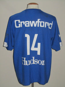 KAA Gent 2004-05 Home shirt MATCH ISSUE/WORN #14 Björn De Coninck