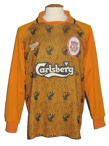 Liverpool orange goalkeeper kit cheap