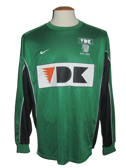 KAA Gent 2005-07 Keeper shirt MATCH ISSUE/WORN #1 Zlatko Runje