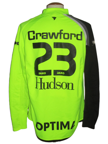 KAA Gent 2007-08 Keeper shirt MATCH ISSUE/WORN #23 Stijn Van Der Kelen