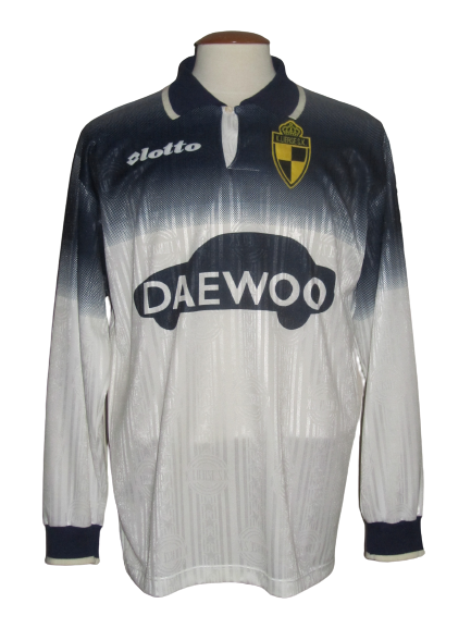 Lierse SK 1997-98 Away shirt L/S L #5 Eric Van Meir *mint*