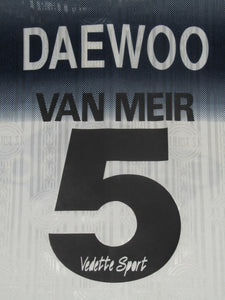 Lierse SK 1997-98 Away shirt L/S L #5 Eric Van Meir *mint*