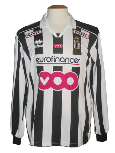 RCS Charleroi 2009-10 Home shirt L/S L