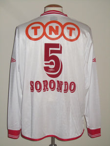 Standard Luik 2003-04 Away shirt MATCH ISSUE/WORN #5 Gonzalo Sorondo