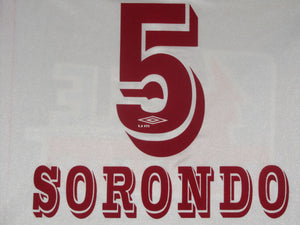 Standard Luik 2003-04 Away shirt MATCH ISSUE/WORN #5 Gonzalo Sorondo