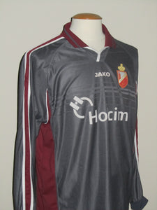 RAEC Mons 2003-04 Away shirt MATCH ISSUE/WORN #23 Mustapha Douaï