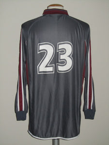 RAEC Mons 2003-04 Away shirt MATCH ISSUE/WORN #23 Mustapha Douaï