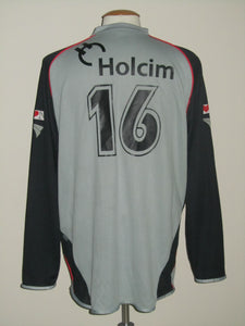 RAEC Mons 2005-06 Away shirt MATCH ISSUE/WORN #16 Dennis Souza