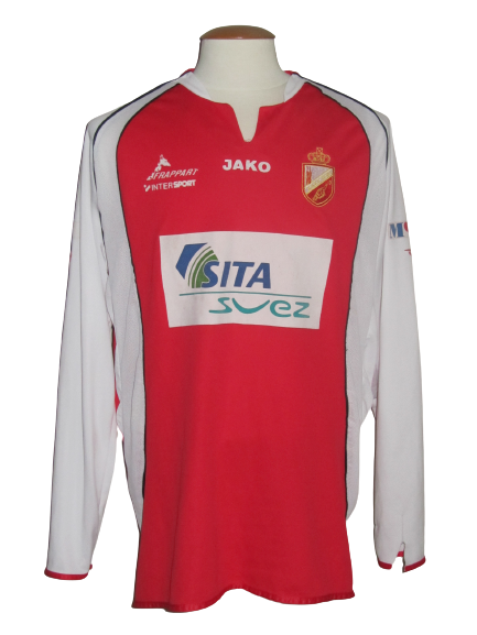 RAEC Mons 2005-06 Home shirt MATCH ISSUE/WORN #23 Éric Rabesandratana