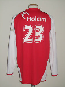 RAEC Mons 2005-06 Home shirt MATCH ISSUE/WORN #23 Éric Rabesandratana