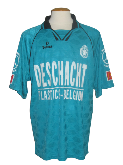 KSC Lokeren 1995-96 Away shirt MATCH ISSUE/WORN #3 Rudy Cossey