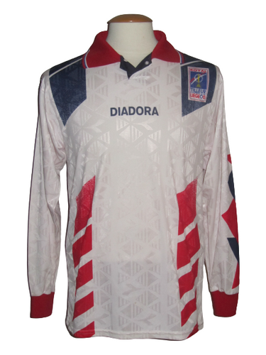 Royal Tilleur FC De Liège 1995-97 Home shirt MATCH ISSUE/WORN #13