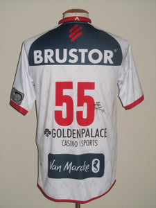 Kortrijk KV 2019-20 Home shirt MATCH ISSUE #55 Vladimir Kovacevic vs Cercle Brugge *signed*