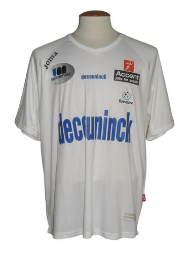 KSV Roeselare 2008-09 Home shirt M/L *mint*