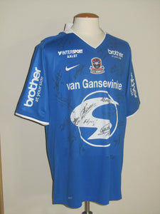 FCV Dender EH 2008-09 Home shirt MATCH ISSUE/WORN #10 Sulejman Smajic *signed*