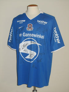 FCV Dender EH 2008-09 Home shirt MATCH ISSUE/WORN #10 Sulejman Smajic *signed*