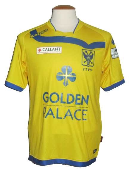 Sint-Truiden VV 2015-16 Home shirt MATCH ISSUE/WORN #2