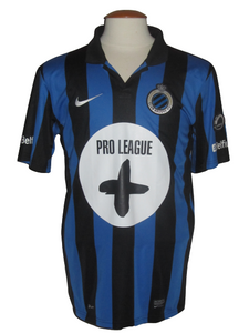 Club Brugge 2013-14 Pro League shirt MATCH PREPARED #15 Wang Shangyuan