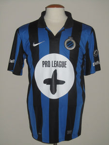 Club Brugge 2013-14 Pro League shirt MATCH PREPARED #15 Wang Shangyuan
