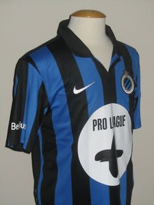 Club Brugge 2013-14 Pro League shirt MATCH PREPARED #15 Wang Shangyuan