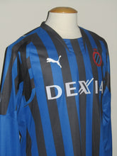 Load image into Gallery viewer, Club Brugge 2007-08 Home shirt MATCH ISSUE/WORN UEFA Cup #5 Michael Klukowski vs Brann Bergen