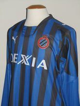 Load image into Gallery viewer, Club Brugge 2007-08 Home shirt MATCH ISSUE/WORN UEFA Cup #5 Michael Klukowski vs Brann Bergen