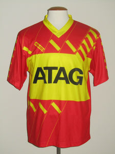 Germinal Ekeren 1990-91 Home shirt MATCH ISSUE/WORN #9 Simon Tahamata