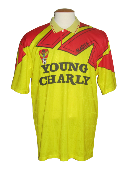 Germinal Ekeren 1994-95 Home shirt MATCH ISSUE/WORN #4 Frédéric Pierre