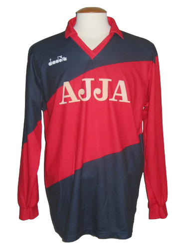 RFC Liège 1989-90 Home shirt MATCH ISSUE/WORN UEFA Cup #3 Frédéric Waseige vs Werder Bremen
