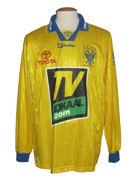 Sint-Truiden VV 2000-01 Keeper shirt PLAYER ISSUE #22 Davy Schollen