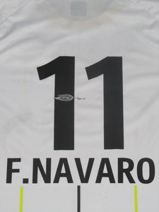 KSC Lokeren 2019-20 Home shirt MATCH ISSUE #11 Fran Navaro vs Westerlo *signed*
