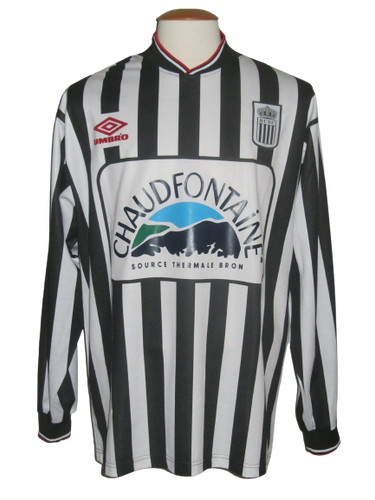 RCS Charleroi 2000-01 Home shirt MATCH ISSUE/WORN #7 Roberto Bisconti