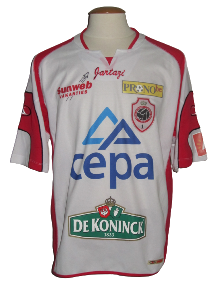 Royal Antwerp FC 2008-09 Away shirt MATCH ISSUE/WORN #26 Bart De Corte
