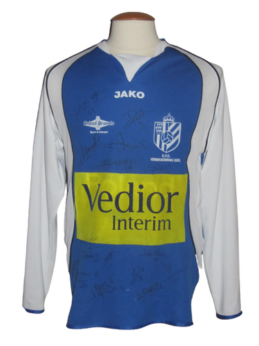 KFC Verbroedering Geel 2006-2007 Home shirt MATCH ISSUE/WORN #22