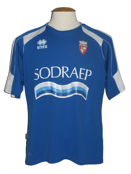 Royal Excel Mouscron 2009-10 Away shirt MATCH ISSUE/WORN #17 Jonathan Walasiak