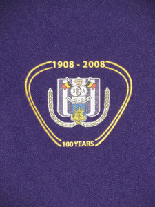 RSC Anderlecht 2008-09 Training top PLAYER ISSUE #30 Guillaume Gillet