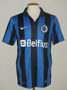 Club Brugge 2013-14 Home shirt S #4 Oscar Duarte *mint*