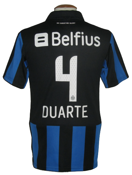 Club Brugge 2013-14 Home shirt S #4 Oscar Duarte *mint*