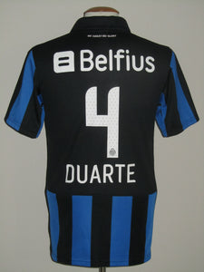 Club Brugge 2013-14 Home shirt S #4 Oscar Duarte *mint*