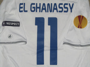 KAA Gent 2010-11 Away shirt MATCH ISSUE/WORN Europa League #11 Yassin El Ghanassy