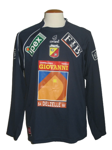 AFC Tubize 2007-08 Away shirt MATCH ISSUE/WORN #12