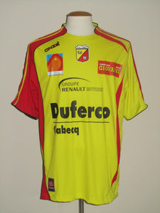 AFC Tubize 2008-09 Home shirt MATCH ISSUE/WORN #7 Jusuf Dajic