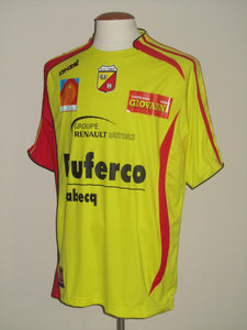 AFC Tubize 2008-09 Home shirt MATCH ISSUE/WORN #7 Jusuf Dajic