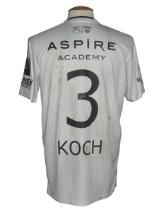 KAS Eupen 2020-21 Home shirt MATCH WORN #3 Menno Koch vs Club Brugge