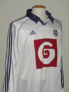 RSC Anderlecht 1999-00 Home shirt PLAYER ISSUE L/S #3 XXL