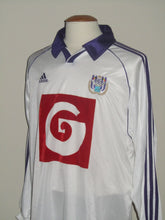 Load image into Gallery viewer, RSC Anderlecht 1999-00 Home shirt PLAYER ISSUE L/S #3 XXL